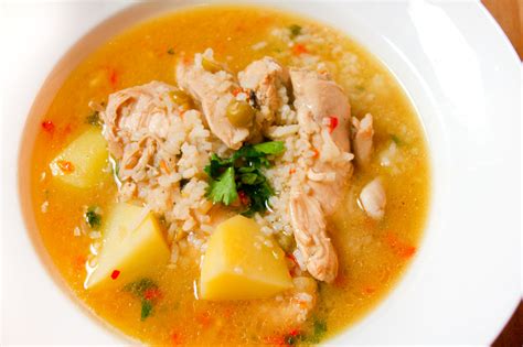 real simple peruvian chicken soup